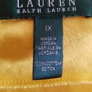 Ralph Lauren 3/4 sleeve shirt NWOT